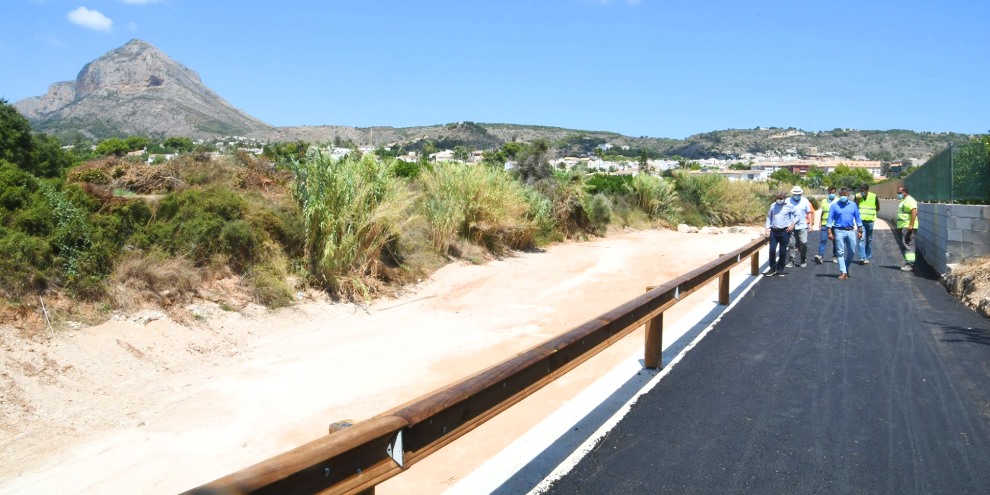 Traffic can now flow along the riverbank