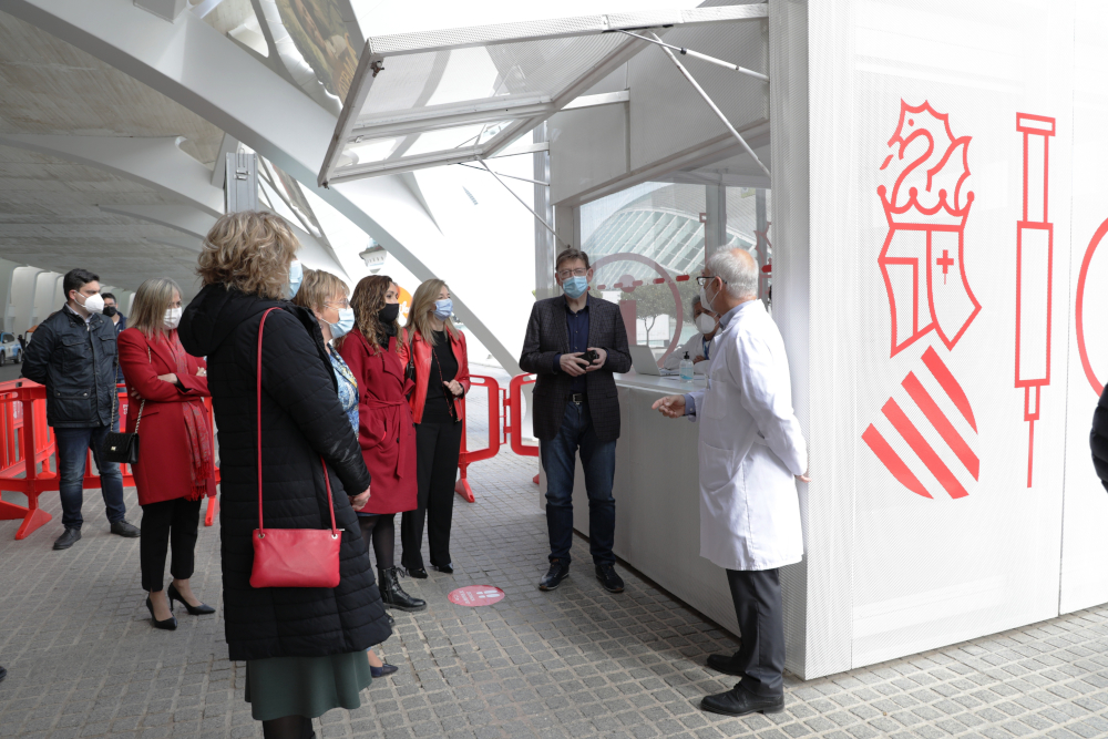 Valencia commissions four mass vaccination centres