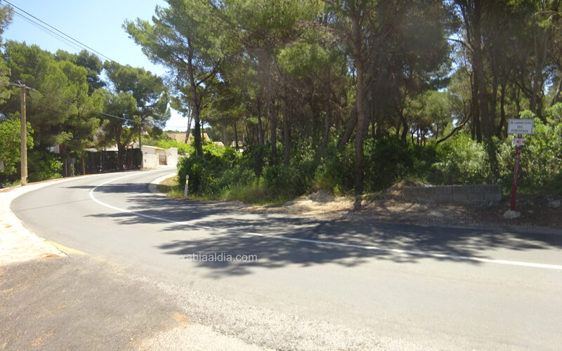 CarreteraPortitxolCruceCalaFrances