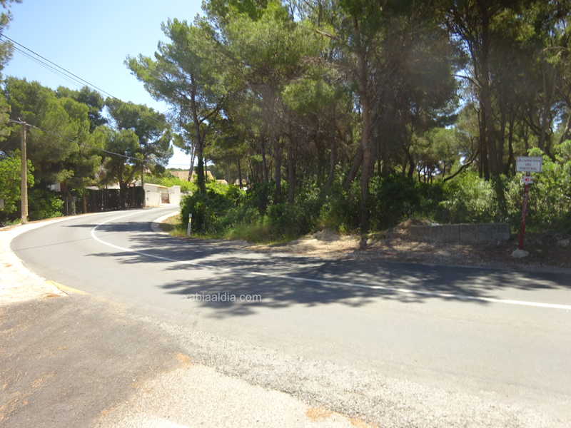 CarreteraPortitxolCruceCalaFrances