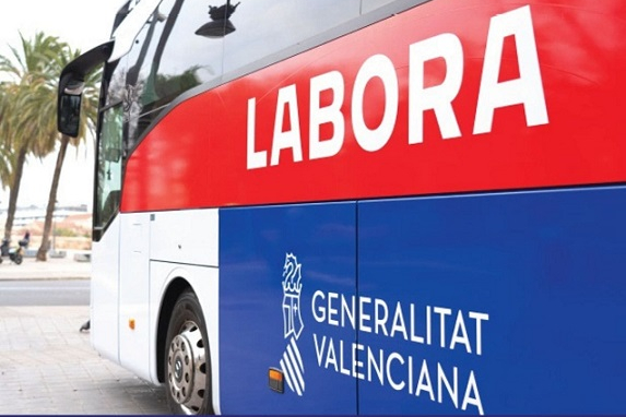 Cartell Bus Labora Xàbia
