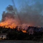 Fire has now consumed more than 10,000 hectares in the valleys of the Marina Alta