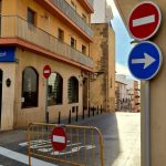 Traffic diversion information in Xàbia Històrica